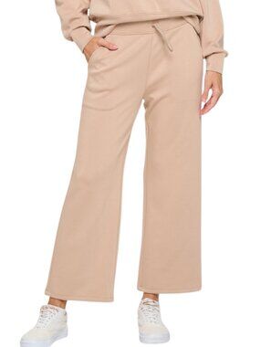 Yelete Women's High Rise Cropped Straight Leg Pants